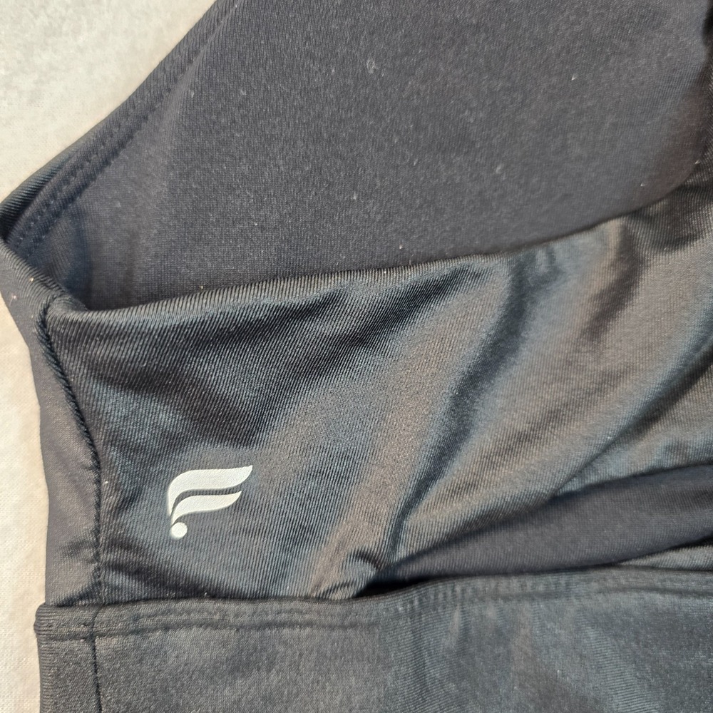 Fabletics Black Sports Bra Womens Small Medium Strappy Cross Back Medium Support - Picture 3 of 5